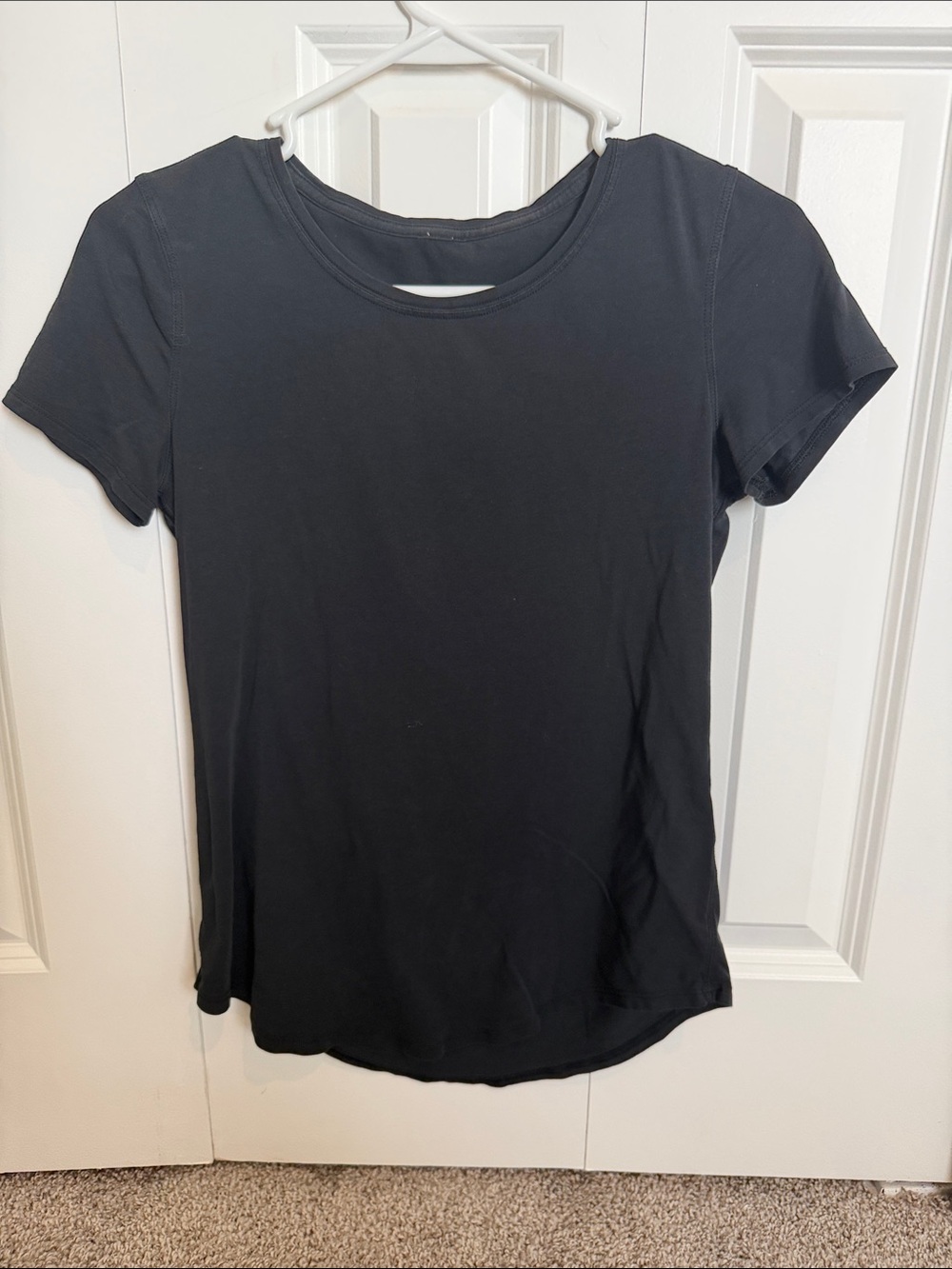 Lululemon Medium Black Organic Cotton Tee
